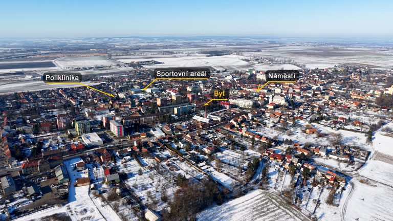Fotka okolí z dronu